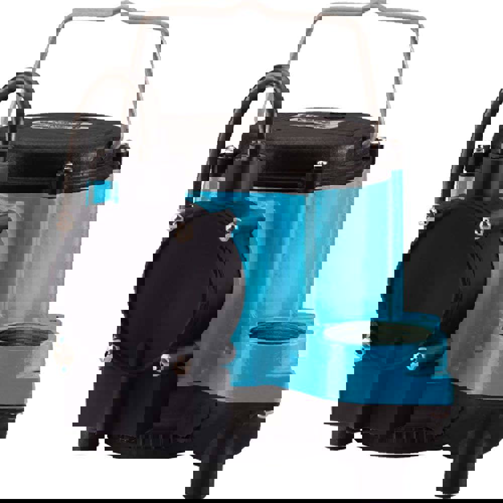 Diaphragm Sewage & Effluent Pump: Integral Diaphragm, 9A, 115V